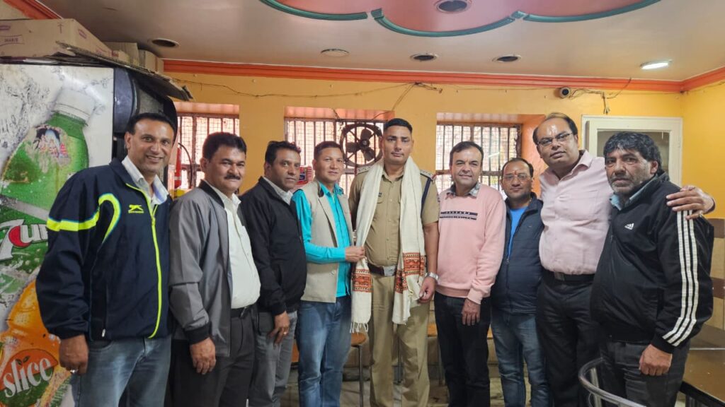 उत्कृष्ट कार्य करने के लिए मसूरी पुलिस को किया गया सम्मानित